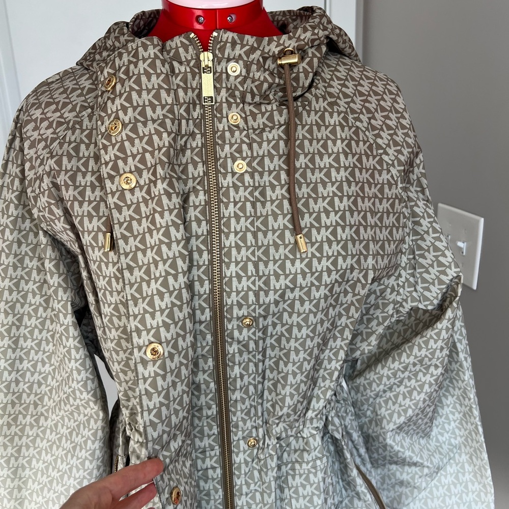 Michael Kors Patterned Utility Jacket with Gold A… - image 4